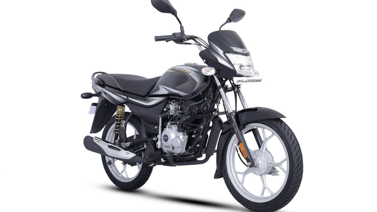 A image Bajaj Platina 110 CNG with fully white background